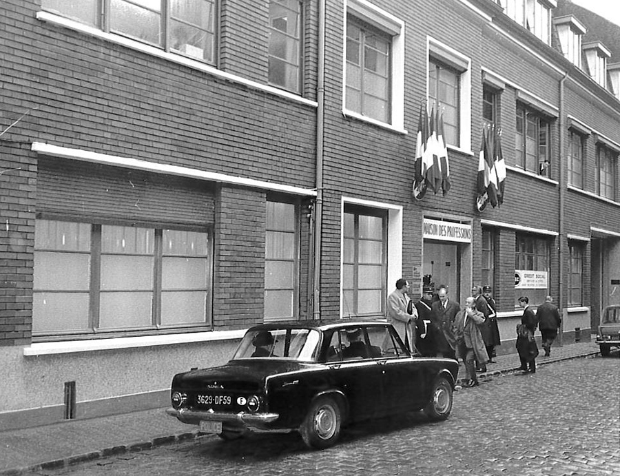 Photo d'archive : la maison des professions en 1936