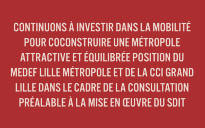 CP – MEDEF LILLE METROPOLE x CCI GRAND LILLE –  5 avril 2022