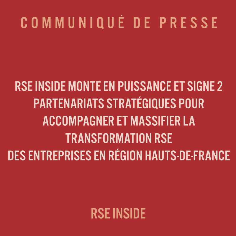Communiqué de Presse - RSE Inside